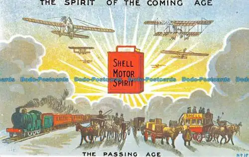 R094081 The Spirit of the Coming Age. Shell Motor Spirit