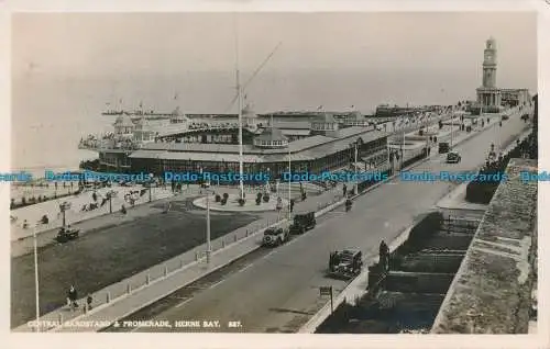 R091717 Zentraler Musikpavillon und Promenade. Herne Bay. Schuhschmied und Etheridge. Auch nicht