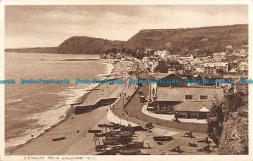 R094602 Sidmouth von Salcombe Hill. 1941