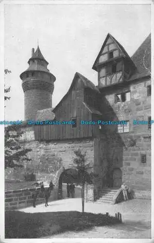 R093322 Nürnberg. Partie auf der Burg. Hermann Martin