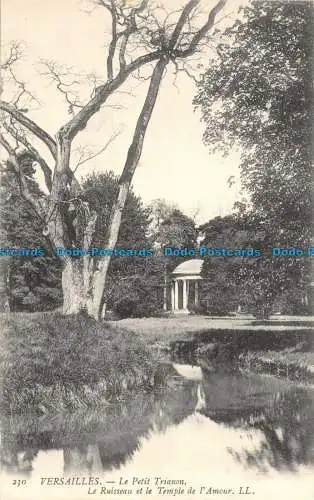 R093365 Versailles. Le Petit Trianon. Le Ruisseau et le Temple de l Amour. LL. N