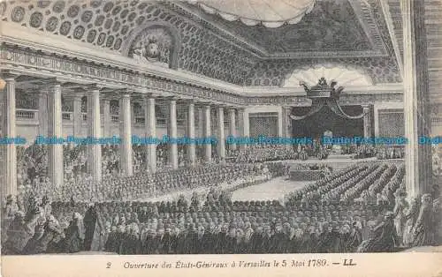 R093452 Ouverture des Etats Generaux a Versailles le 5 Mai 1789. LL. Nr 2