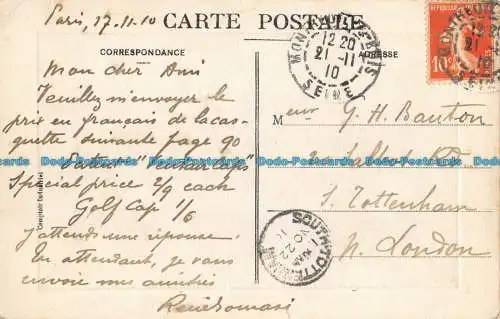 R093477 Paris Place du Chatelet. 1910