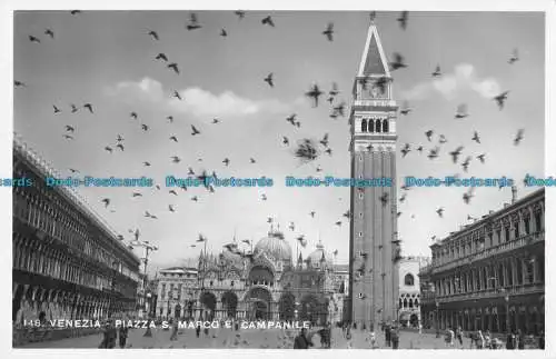 R093571 Venezia. Piazza S. Marco E Campanile. Nr 148. RP