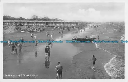 R093577 Venezia. Lido. Spiaggia. Nr 310. RP