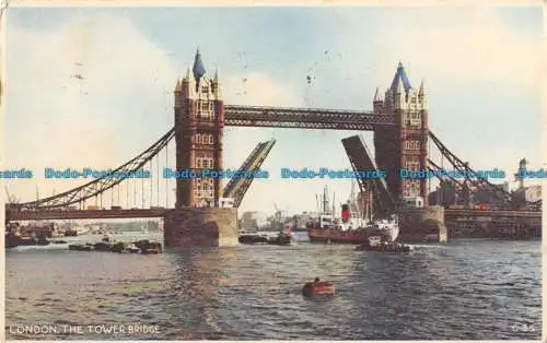 R094419 London. Die Tower Bridge. Arthur Dixon. 1950