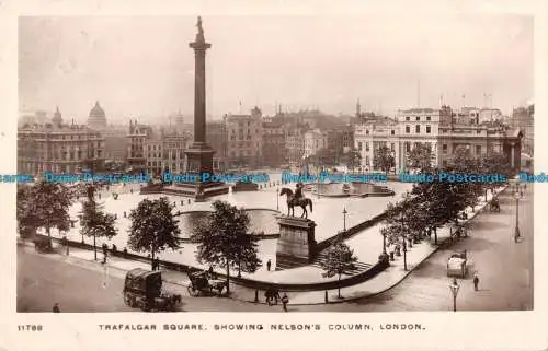 R094459 Trafalgar Square. Nelsons Säule zeigen. London. Kingsway. Nr 11788. RP