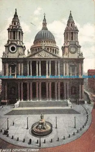 R094483 St. Pauls Cathedral. London. 1907