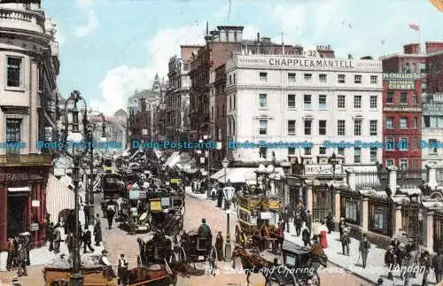 R095701 The Strand and Charing Cross Station. London. E. Gordon Smith. 1908