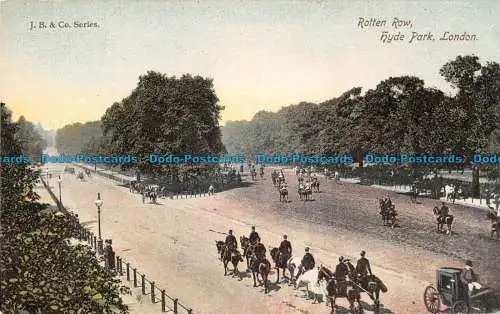 R095705 Rotten Row. Hyde Park. London