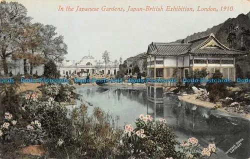 R095711 Im Japanischen Garten. Japan British Exhibition. London. 1910. Valenti