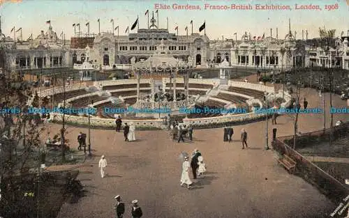 R095722 Elite Gardens. Franco British Exhibition. London 1908. Valentinstag. 1908