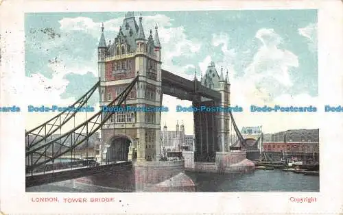 R095811 London. Tower Bridge. 1905