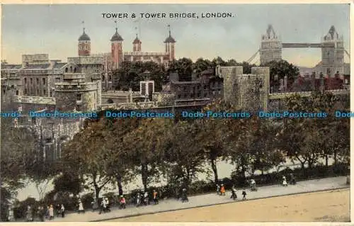 R095833 Tower und Tower Bridge. London. Dennis. 1948