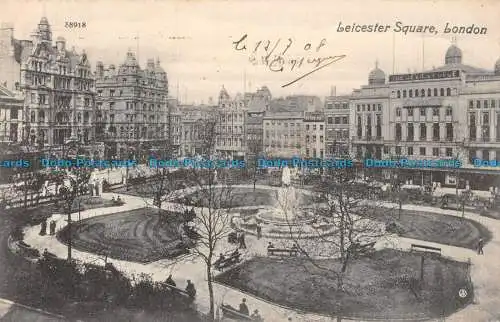 R095900 Leicester Square. London. Valentinstag. 1908