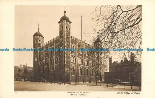 R095940 Tower of London. Weißer Turm. Büro der Werke. Harrison