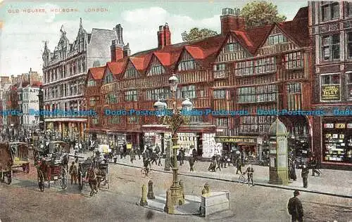 R095942 Alte Häuser. Holborn. London. 1907