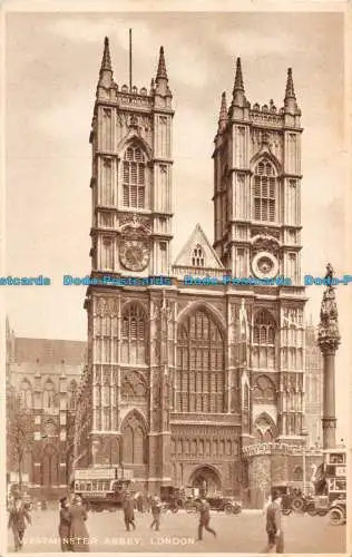 R095969 Westminster Abbey. London. W. Strakers