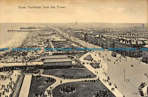 R102119 Great Yarmouth vom Turm. Jarrolds Serie