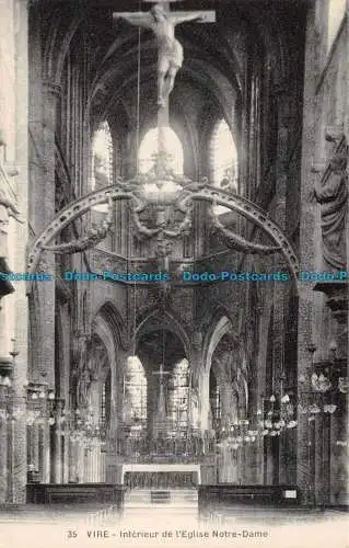 R102134 Vire. Interieur de lEglise Notre Dame. H. Ermäuse