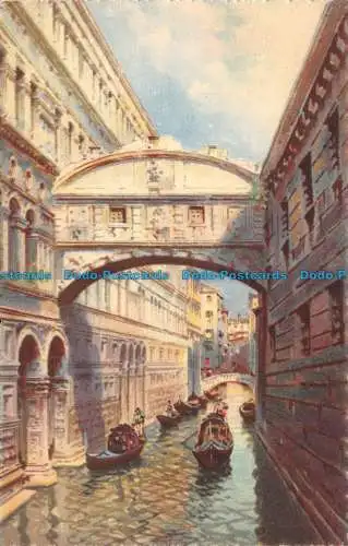 R102728 Venezia. Ponte dei Sospiri. A. Scrocchi. Bill Hopkins Collection