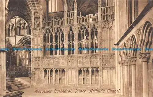 R102285 Worcester Cathedral. Prince Arthurs Chapel. Serie Friths. Nr. 29314