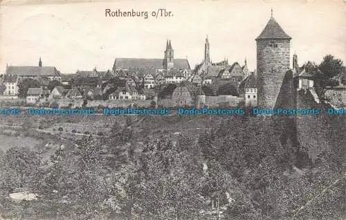 R102804 Rothenburg o Tbr. Rud. Albrecht. 1908