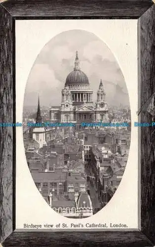 R103563 Vogelperspektive der St. Pauls Cathedral. London. Unikum Serie