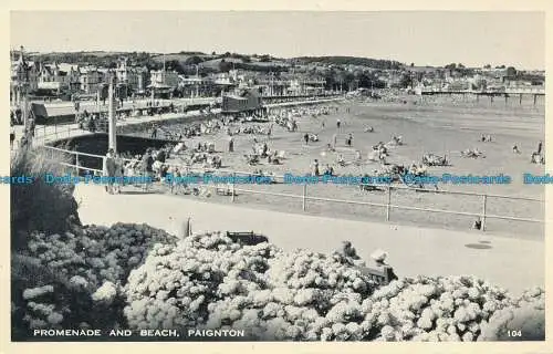 R102499 Promenade und Strand. Paignton. Nr 104