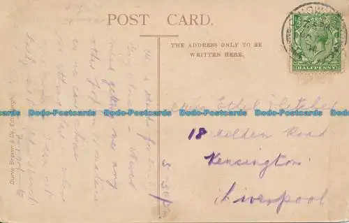 R103072 Holyrood und Arthurs Sitz. Durie Brown. 1914