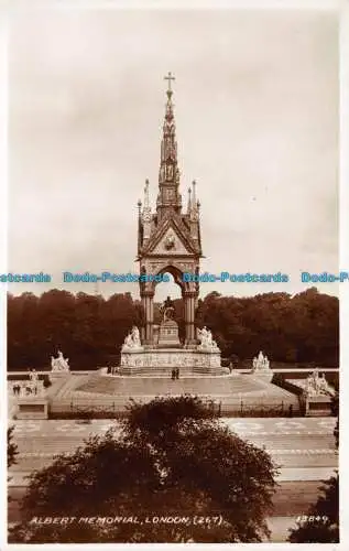 R104382 Albert Memorial. London. 267. Valentinstag. RP