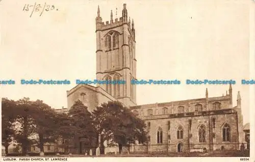 R103169 Ludlow. Pfarrkirche. St. Laurentius. Photochrom