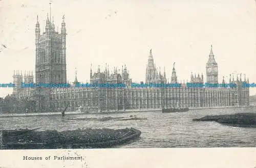 R104405 Houses of Parliament. 1904