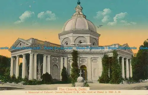 R104417 Die Kirche. Delhi. Ein Denkmal des Oberst. H. A. Mirza. B. Hopkins
