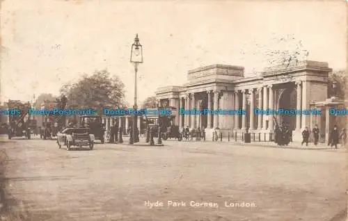 R103805 Hyde Park Corner. London. Nationale Serie. 1922