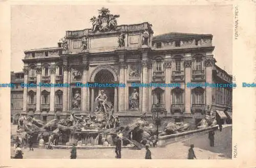 R103809 Roma. Fontana Trevi. F. und C. 261