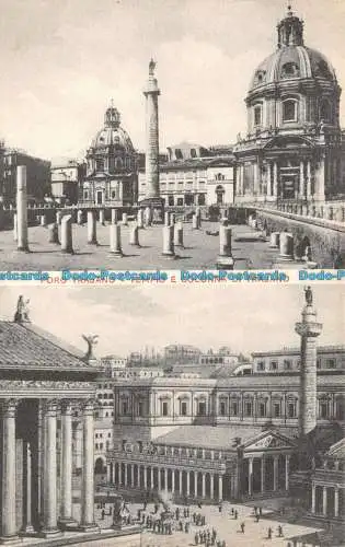 R104427 Foro Trajano. Tempio e Colonna di Trajano. G. Mori. S.P.O.R. Multi Vi