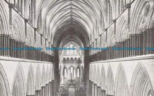 R103252 Kathedrale von Salisbury. Blick vom West Triforium