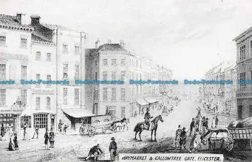 R105015 Aymarket und Gallowtree Gate. Leicester. O.W.L. Serie
