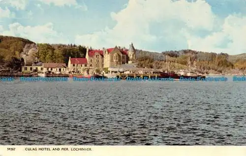 R103350 Culag Hotel and Pier. Lochinver. Harvey Barton