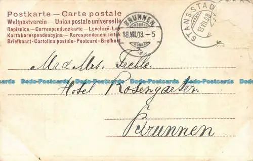 R105137 Der Schwur im Rutli nach den Fresken der Tellskapelle. Ernst Stuckelberg