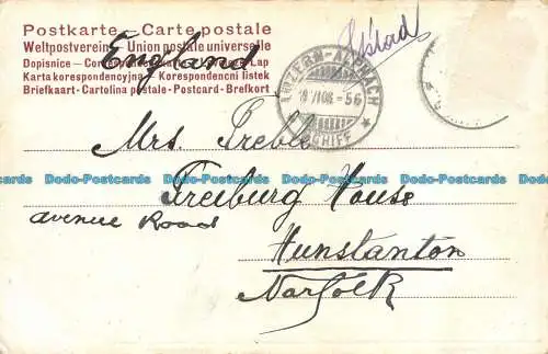 R105140 Der Apfelschuss nach den Fresken der Tellskapelle. Ernst Stuckelberg. Be