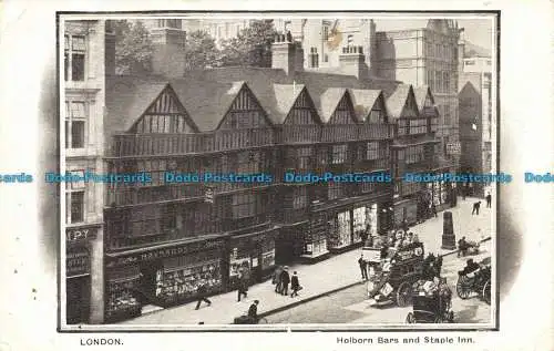 R105152 London. Holborn Bars und Staple Inn. Sturm und Polden