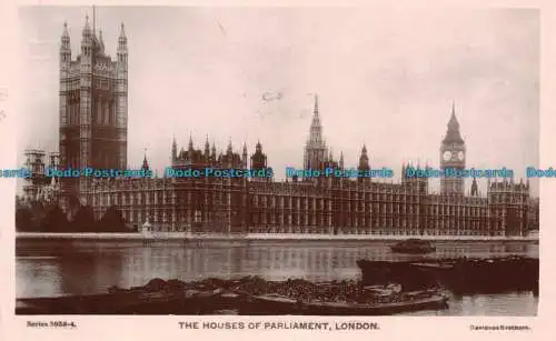 R104022 Serie 5035. The Houses of Parliament. London. Davidson Brothers. Real P