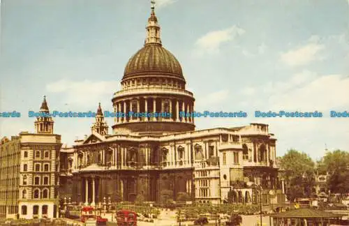 R103426 St. Pauls Cathedral. London. Die fotografische Grußkarte