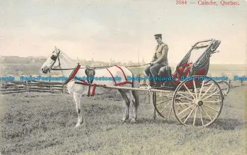 R104700 2584. Caleche. Quebec. Copp. Clark