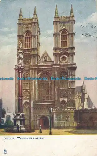 R104084 London. Westminster Abbey. stecken. 1904