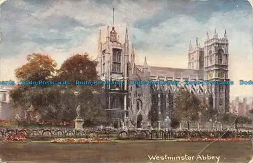 R104086 Westminster Abbey. S. Hildesheimer. London Wahrzeichen. Serie Nr. 5516. F