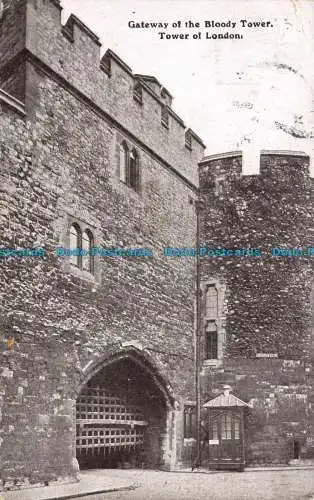 R104091 Gateway of the Bloody Tower. Tower of London. Sturm und Polden. 1368. 191