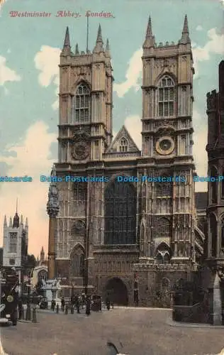 R104108 Westminster Abbey. London. Die Excellent Serie M. und D. 1915